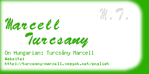 marcell turcsany business card