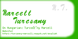 marcell turcsany business card